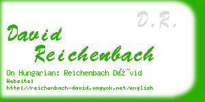 david reichenbach business card